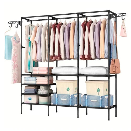 Guarda Roupa Decoteam Dobrável Closet Aberto Organizador Aço