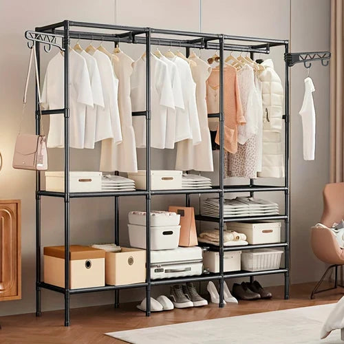 Guarda Roupa Decoteam Dobrável Closet Aberto Organizador Aço