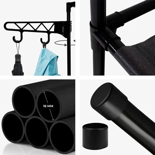 Guarda Roupa Decoteam Dobrável Closet Aberto Organizador Aço