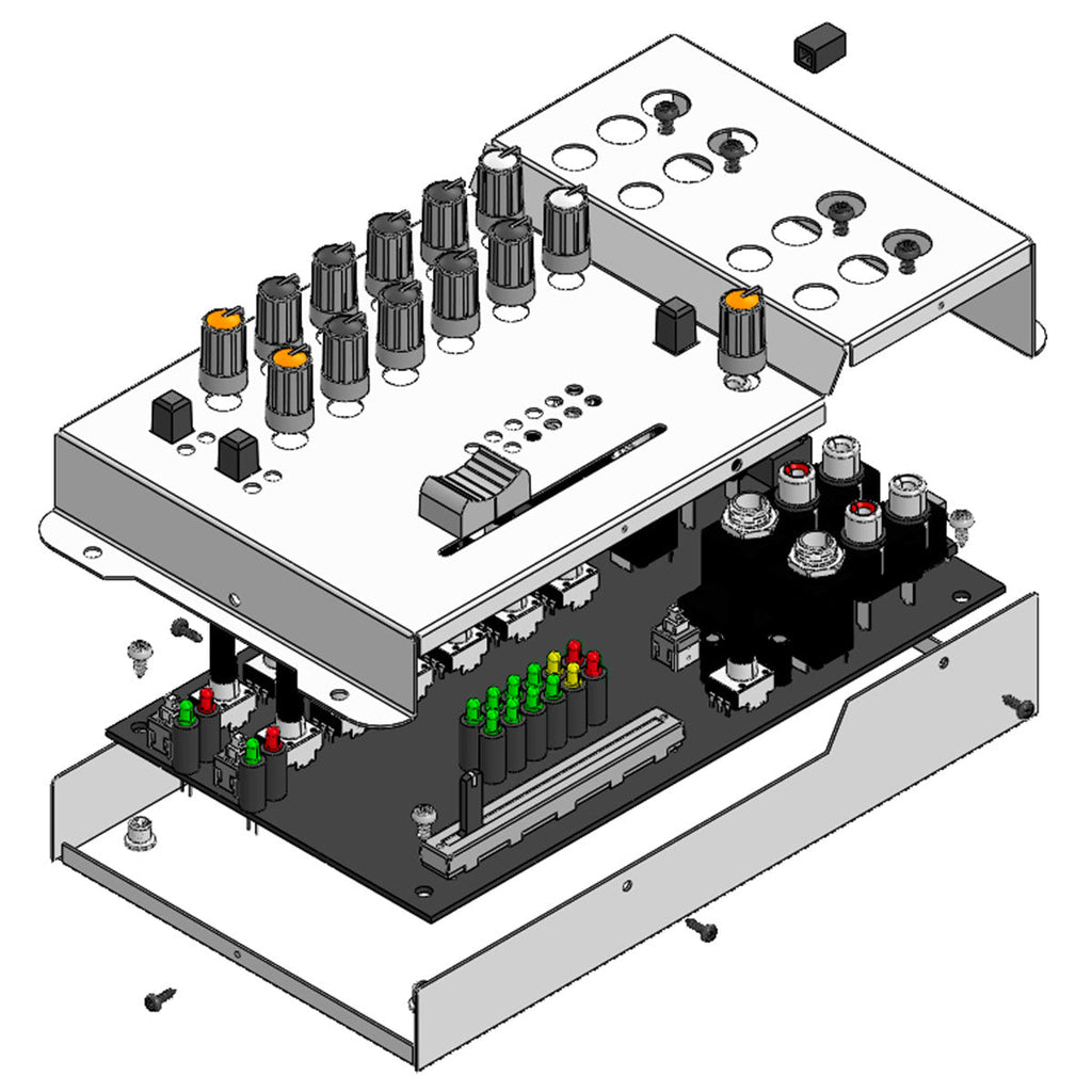 Mesa de Som Taramps T0202 2 Canais Multicolor USB LED RGB